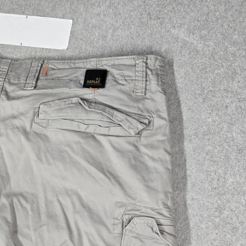 Replay Men Pants W36 Beige Cargo Twill 27